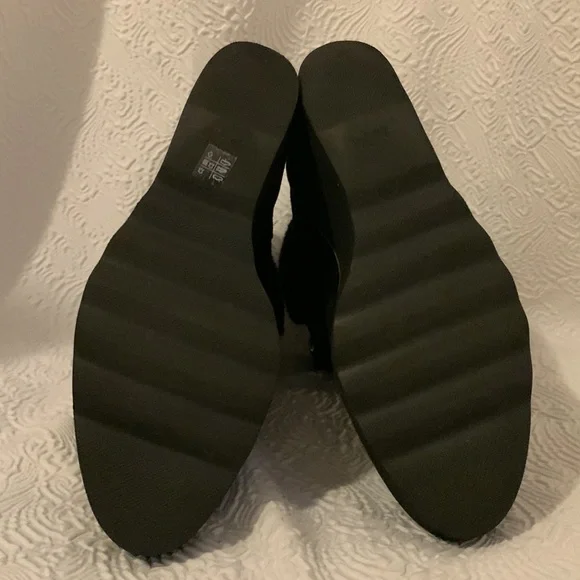 Coach Kenna Boots Black Suede Shearling size 8.5 (firm) - Picture 7 of 13